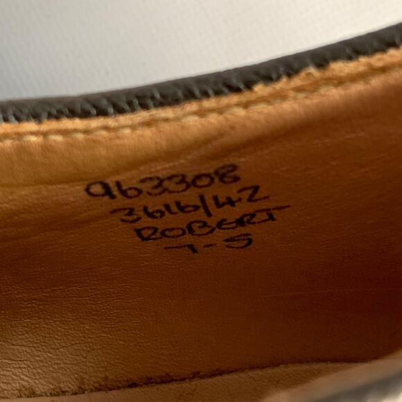 TRICKER'S Size 8 Robert Burgundy Bookbinder Leather Derby Lace-Up Shoes - Picture 8 of 9